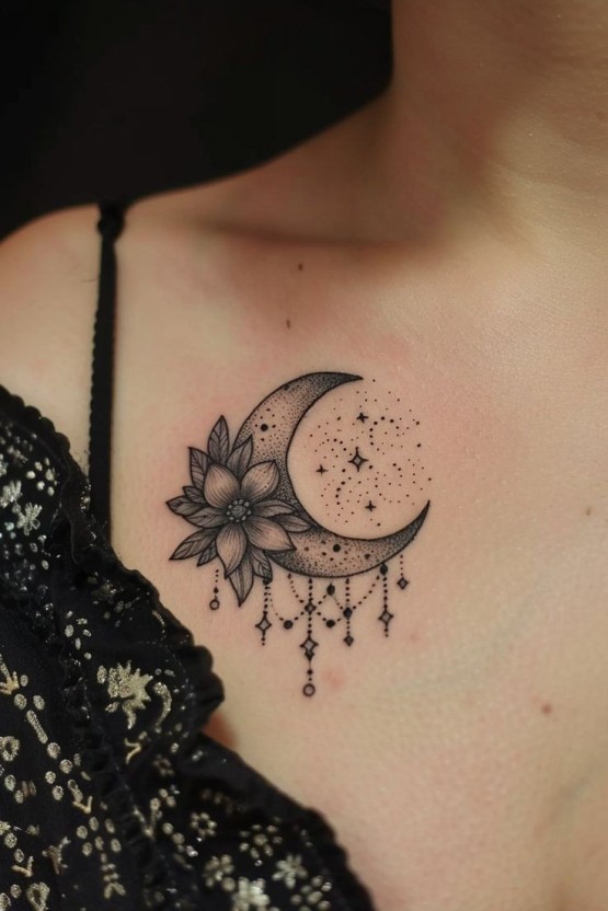 moon tattoo ideas 0084