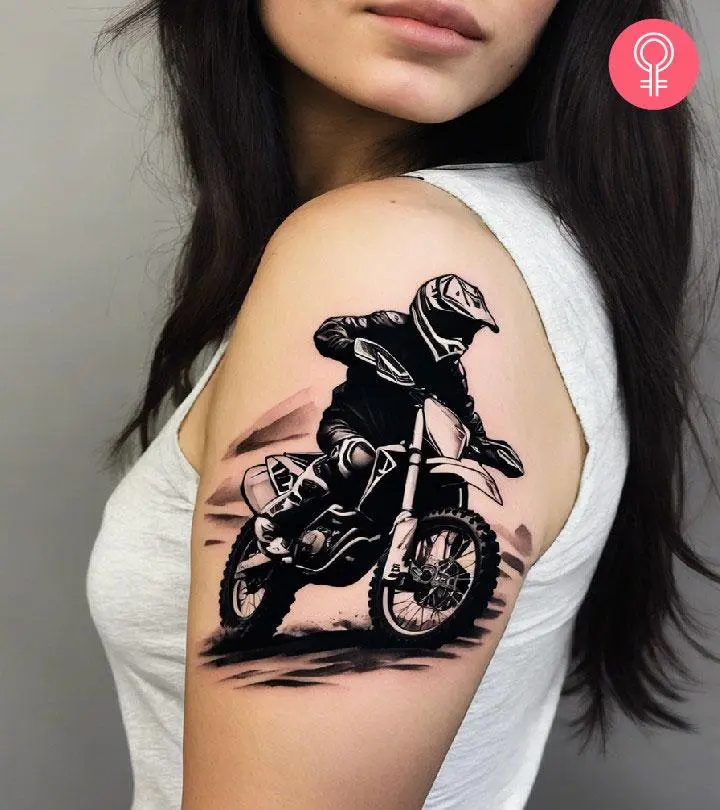 motocross tattoo ideas for enthusiasts