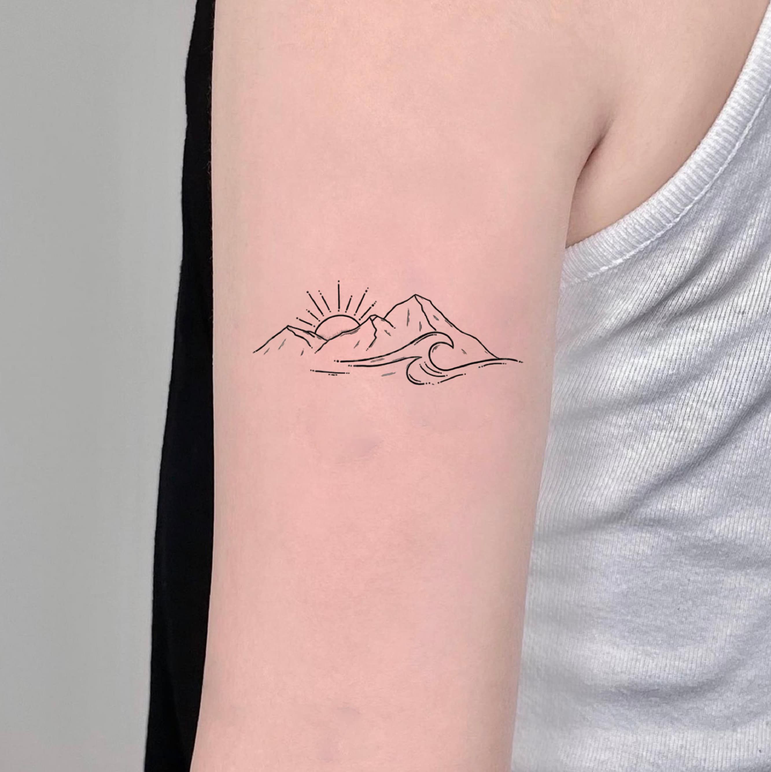 mountain tattoo ideas 0047