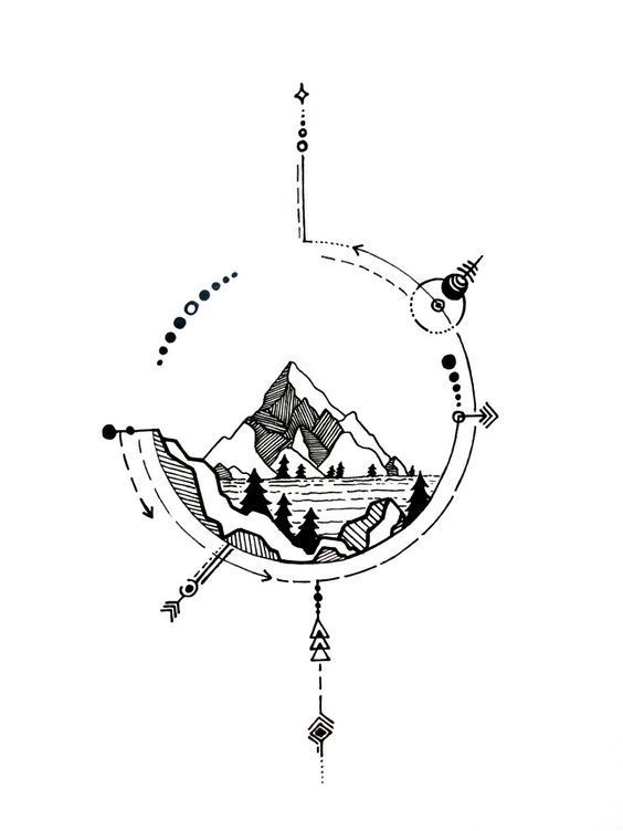 mountain tattoo ideas 0055