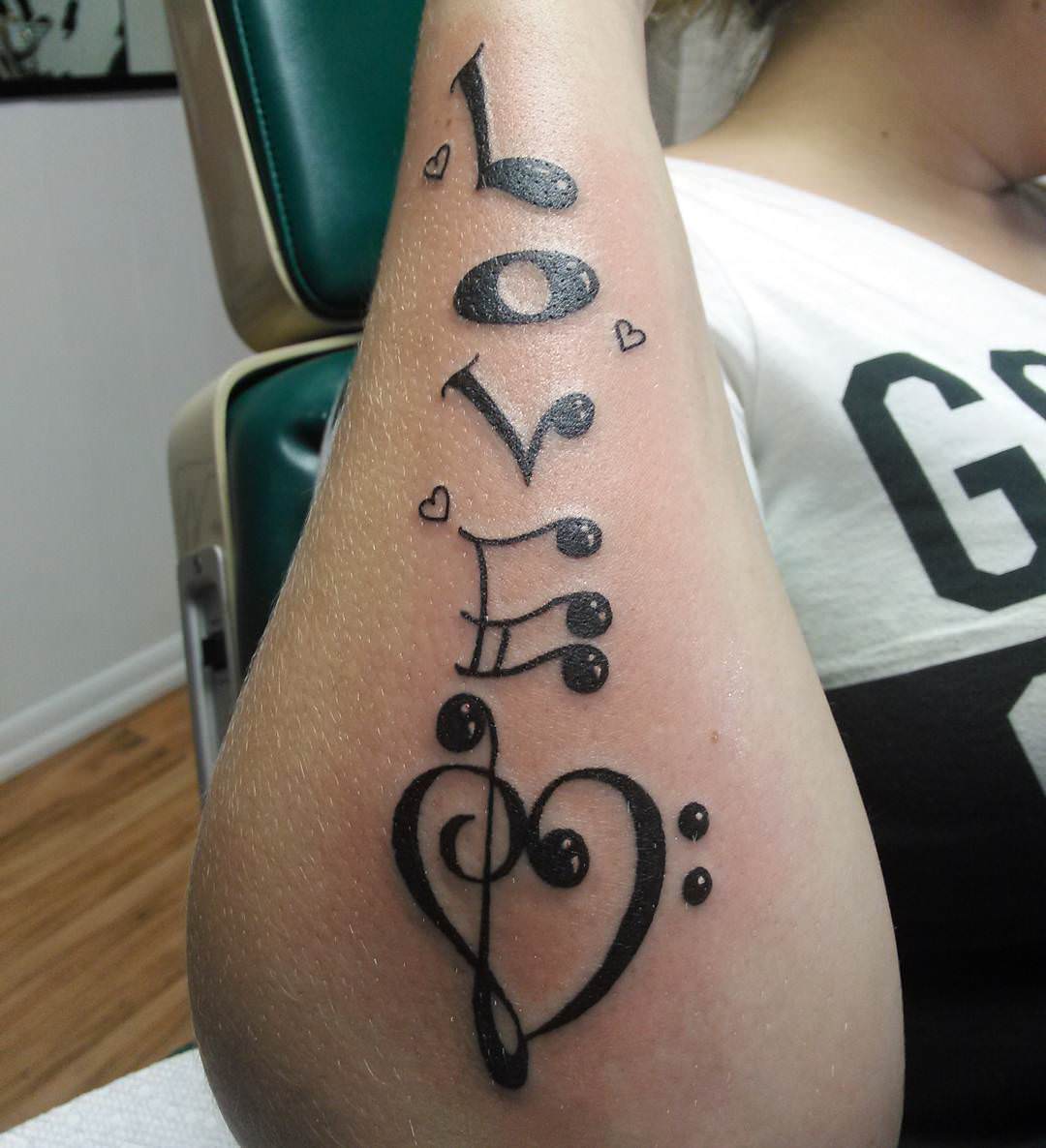 tattoo ideas music notes 0015