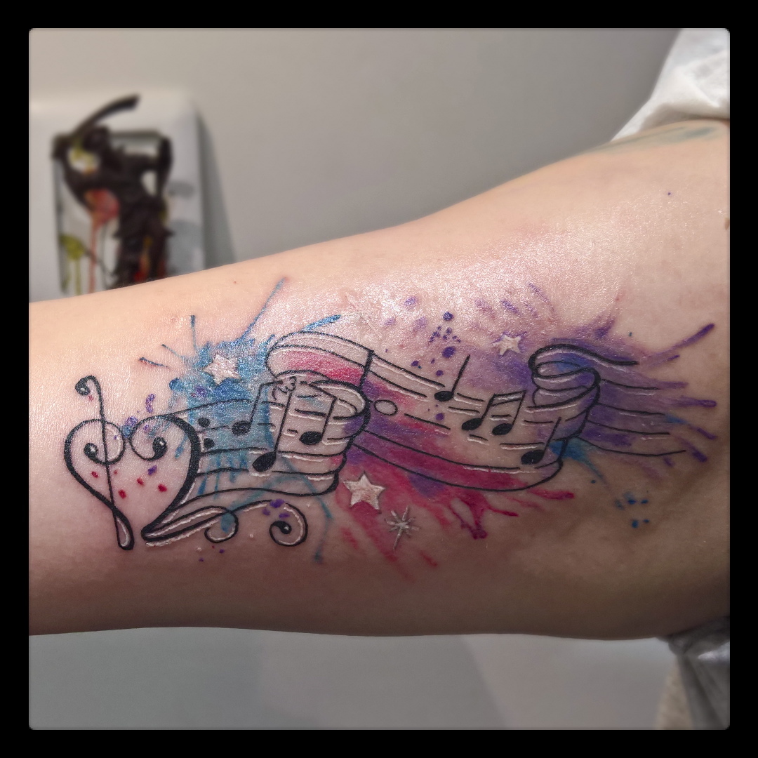 tattoo ideas music notes 0027