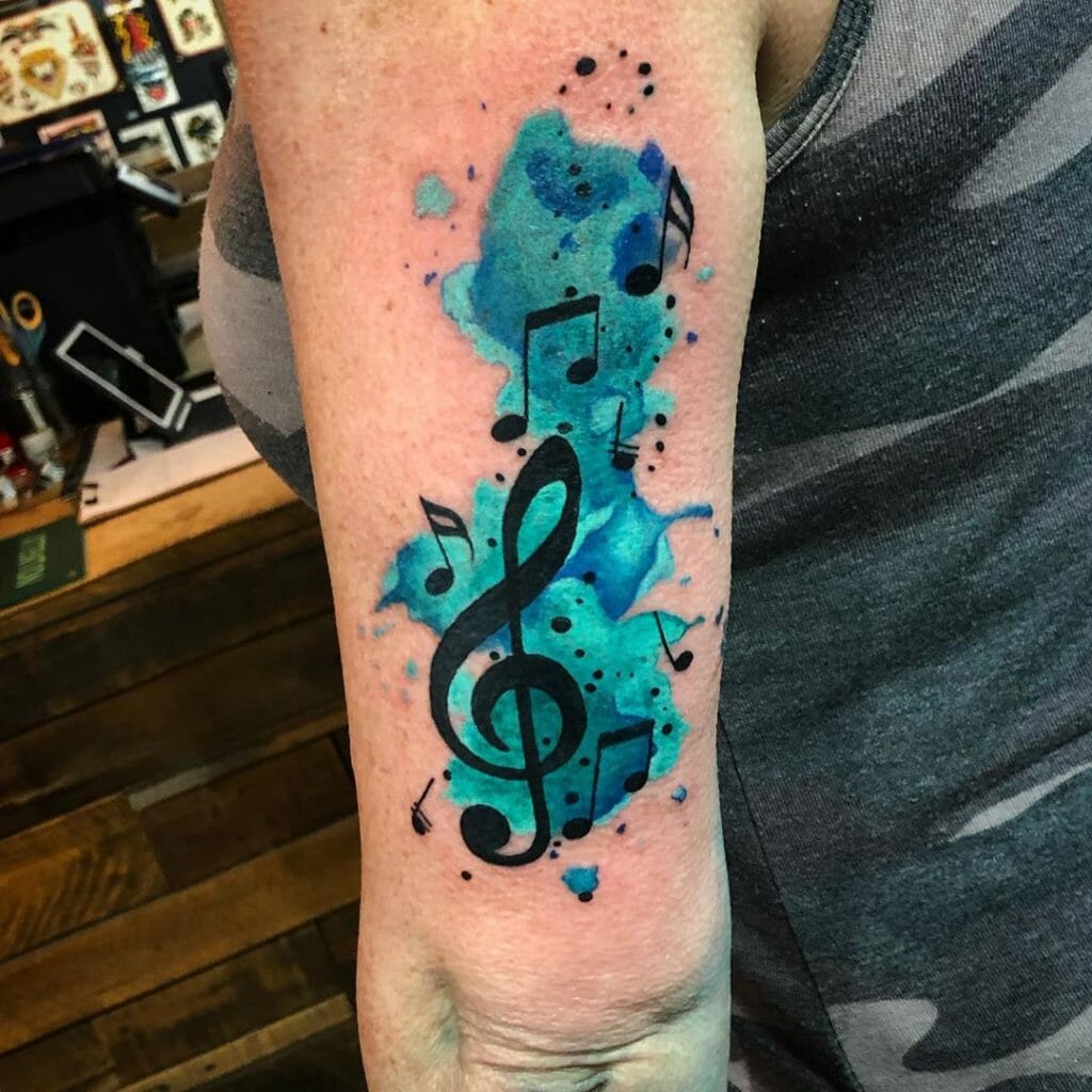 tattoo ideas music notes 0034