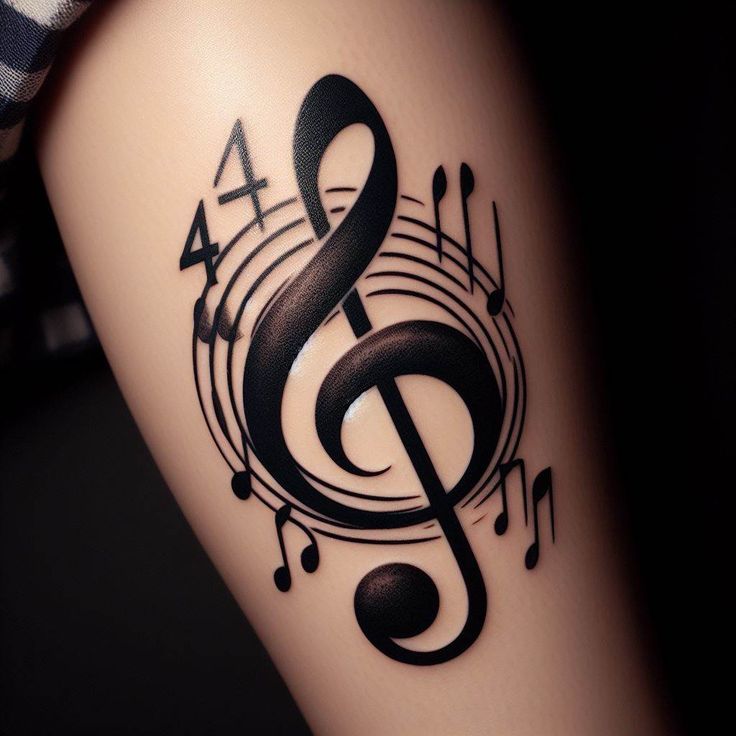 tattoo ideas music notes 0053