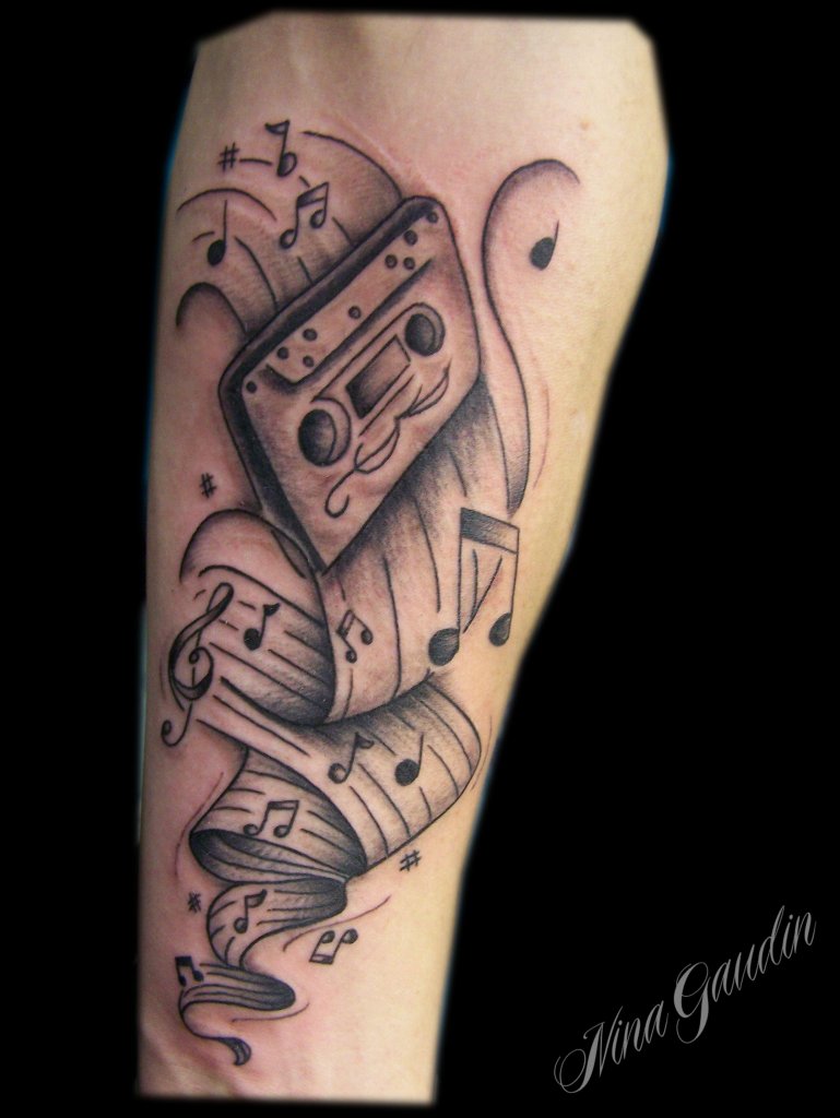 tattoo ideas music notes 0065