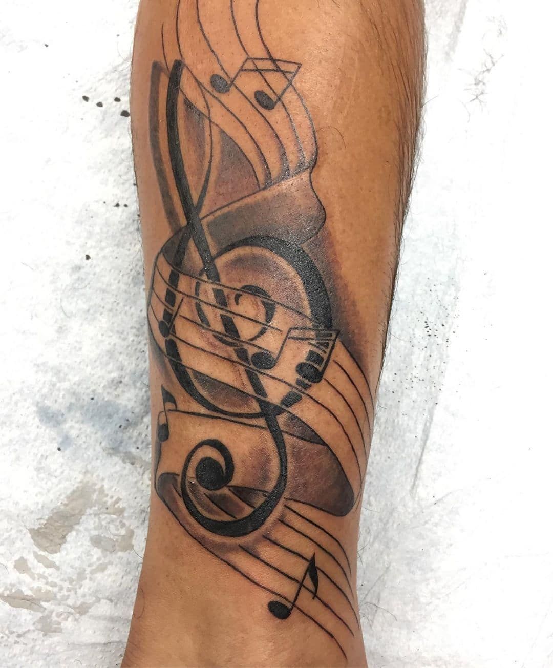 tattoo ideas music notes 0075