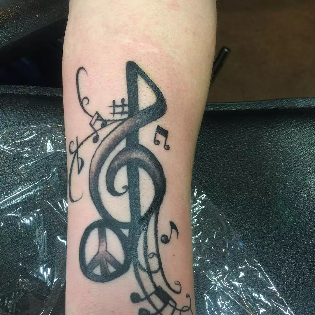 tattoo ideas music notes 0083