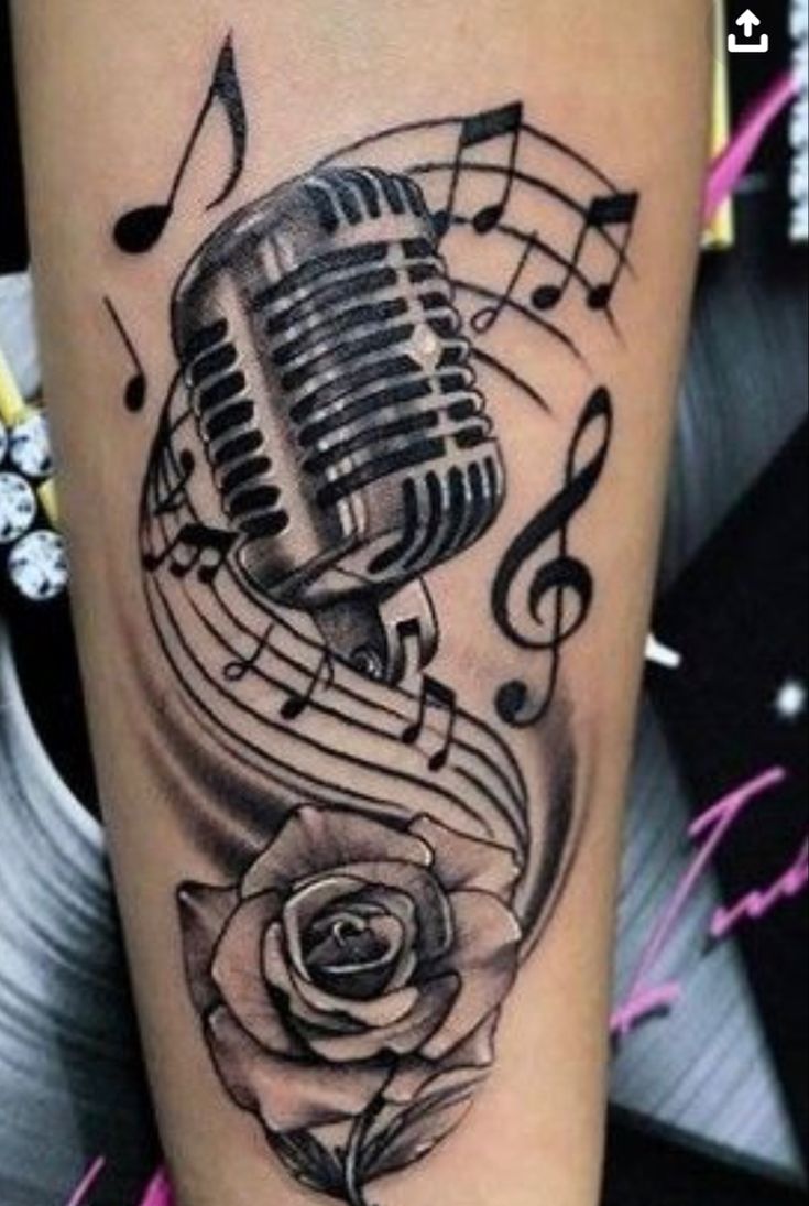 tattoo ideas music notes 0096