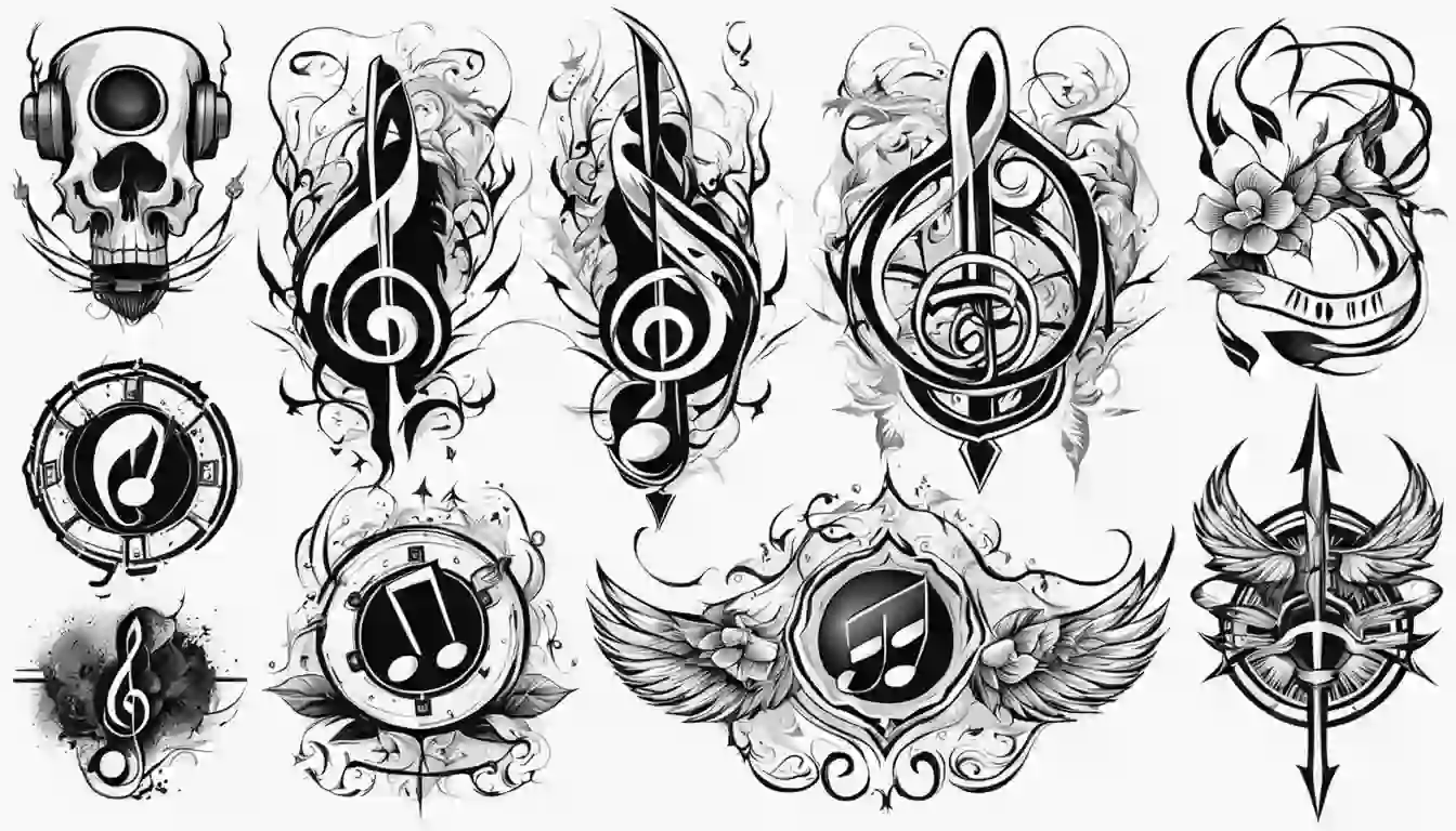 music tattoo ideas 0098