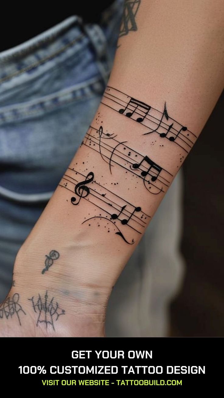 Musical tattoo ideas 0037