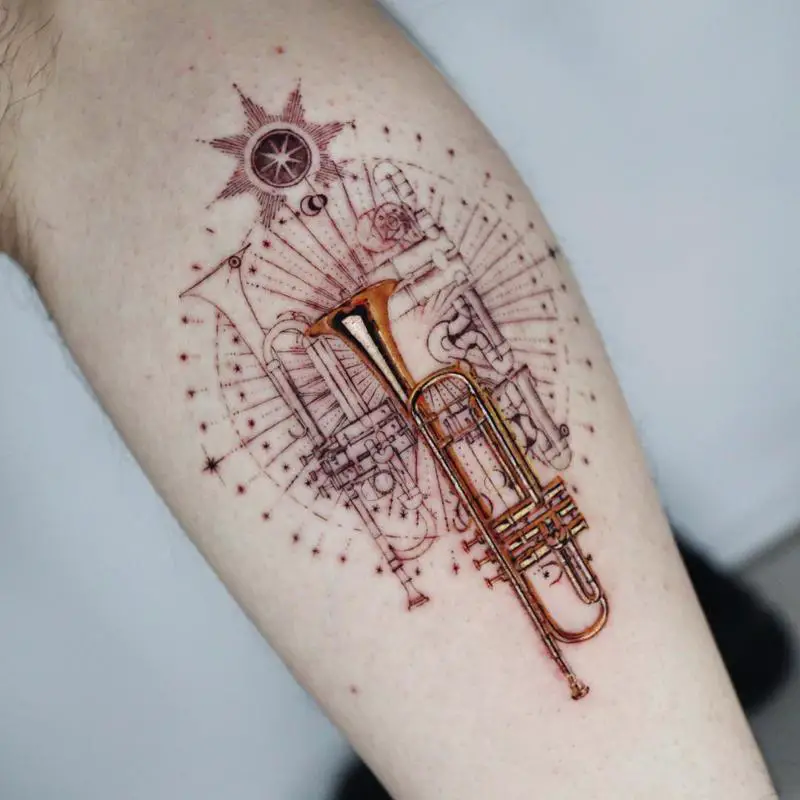 Musical tattoo ideas 0046