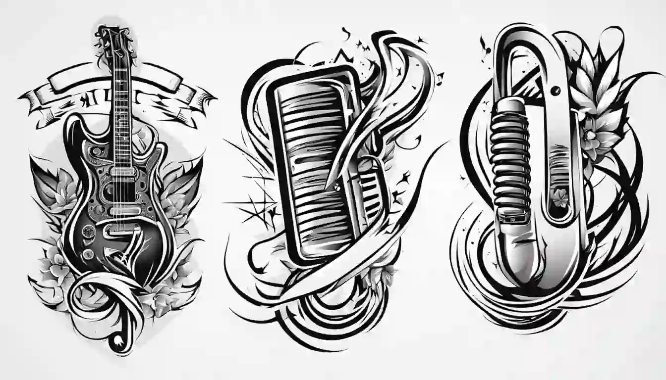 Musical tattoo ideas 0063