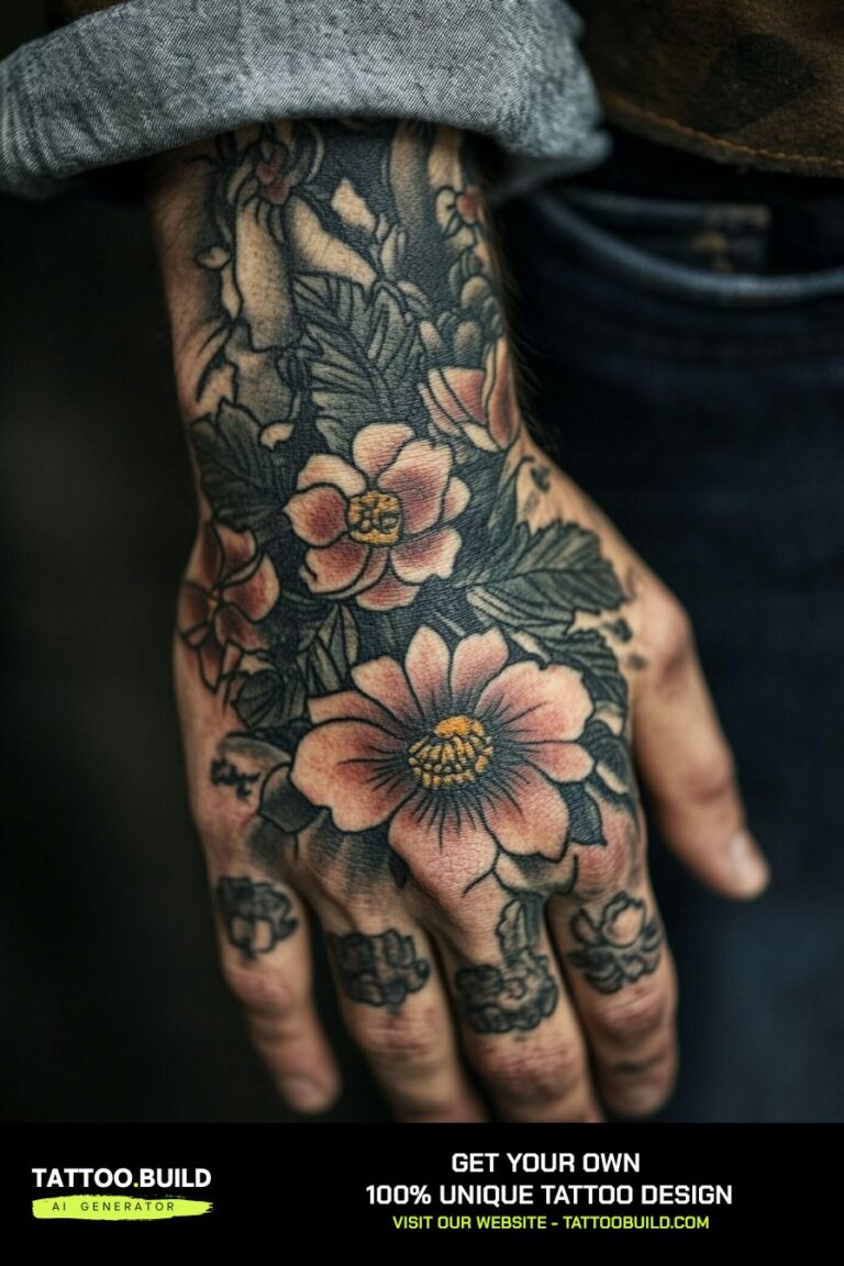 nature-inspired hand tattoo ideas