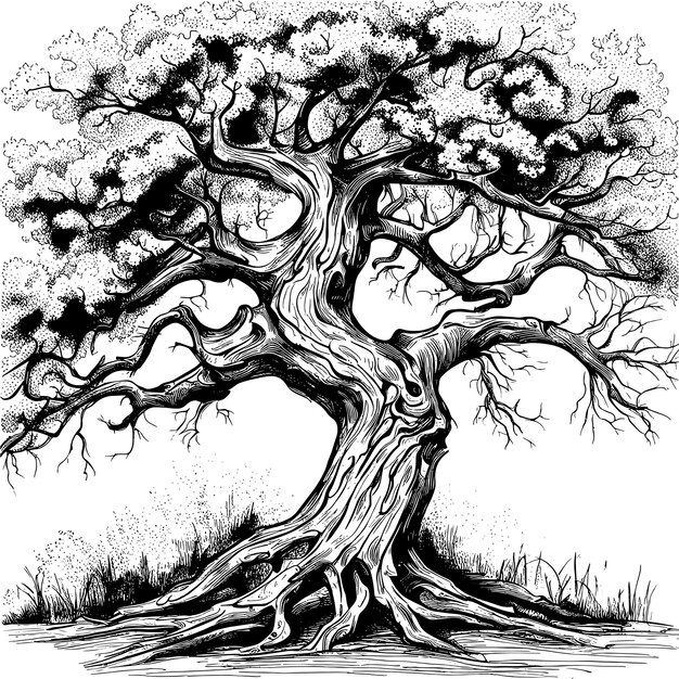 nature-inspired oak tree tattoo options.