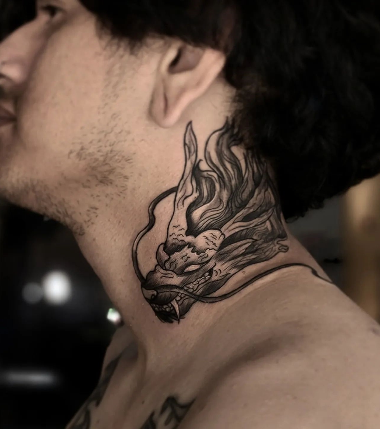 neck tattoo ideas men 0046