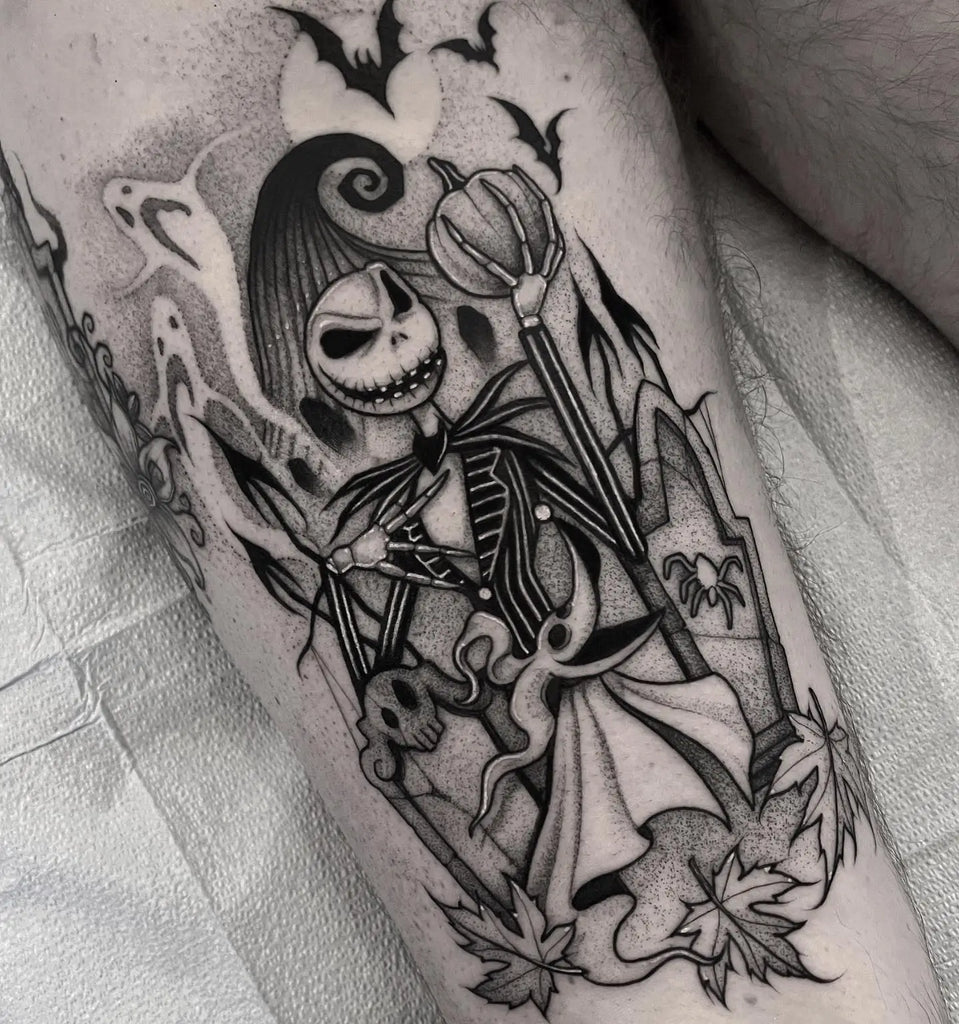 nightmare before christmas tattoo ideas for small designs