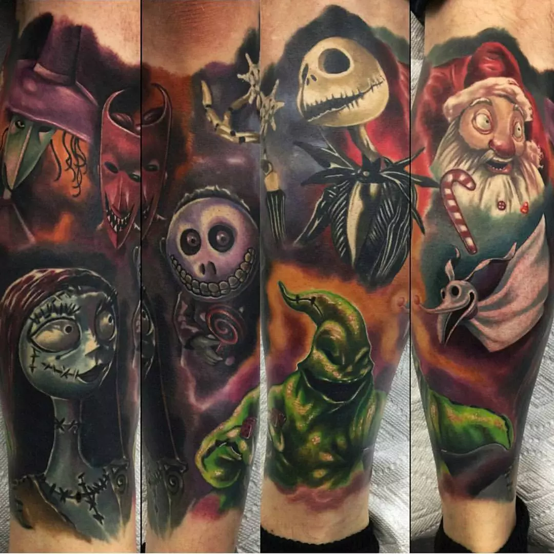 nightmare before christmas tattoo ideas 0040