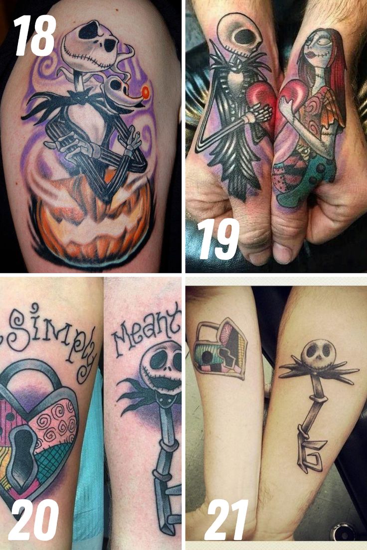 nightmare before christmas tattoo ideas 0041