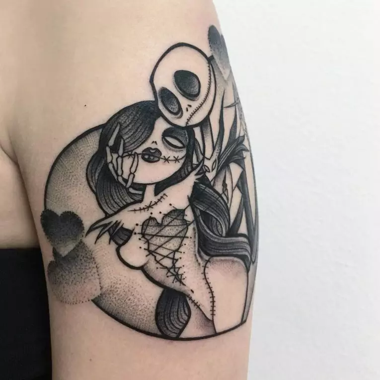 nightmare before christmas tattoo ideas 0068