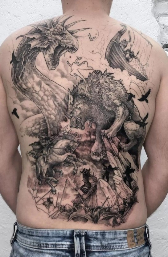 Norse mythology tattoo ideas 0010