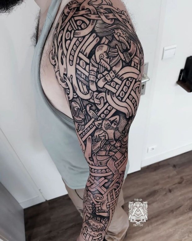 Norse mythology tattoo ideas 0032