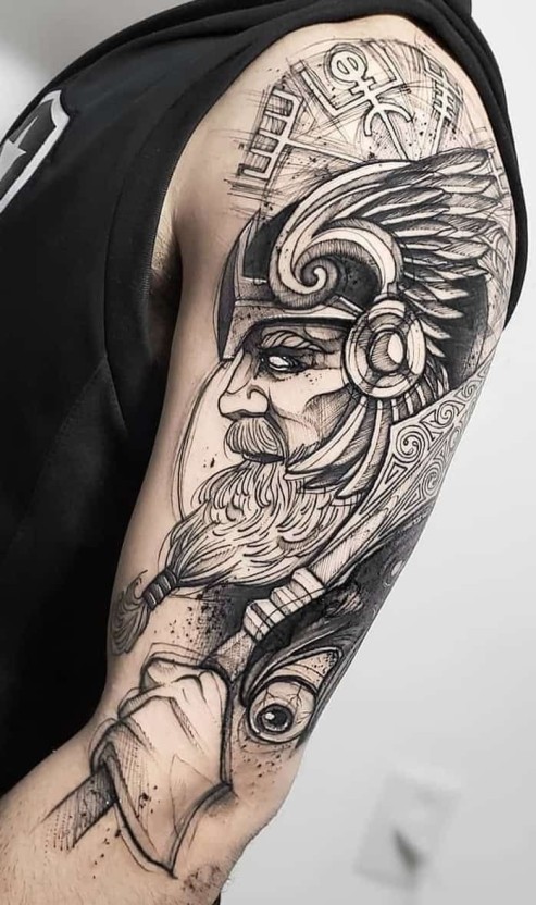 Norse mythology tattoo ideas 0041