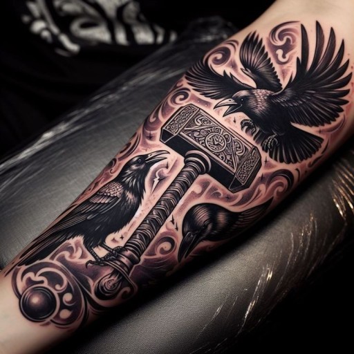 Norse mythology tattoo symbols and meanings