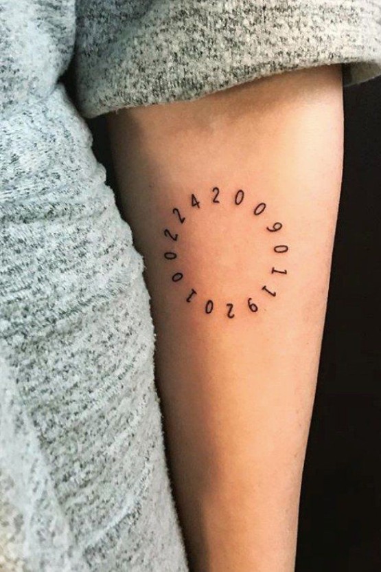 number tattoo ideas 0010