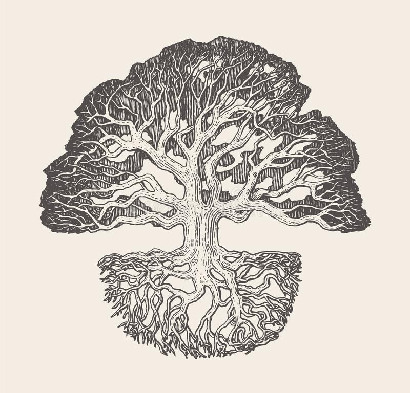 Oak Tree Tattoo Ideas 0014