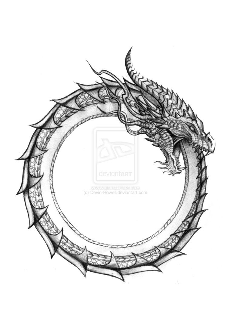 Ouroboros Tattoo Ideas 0013