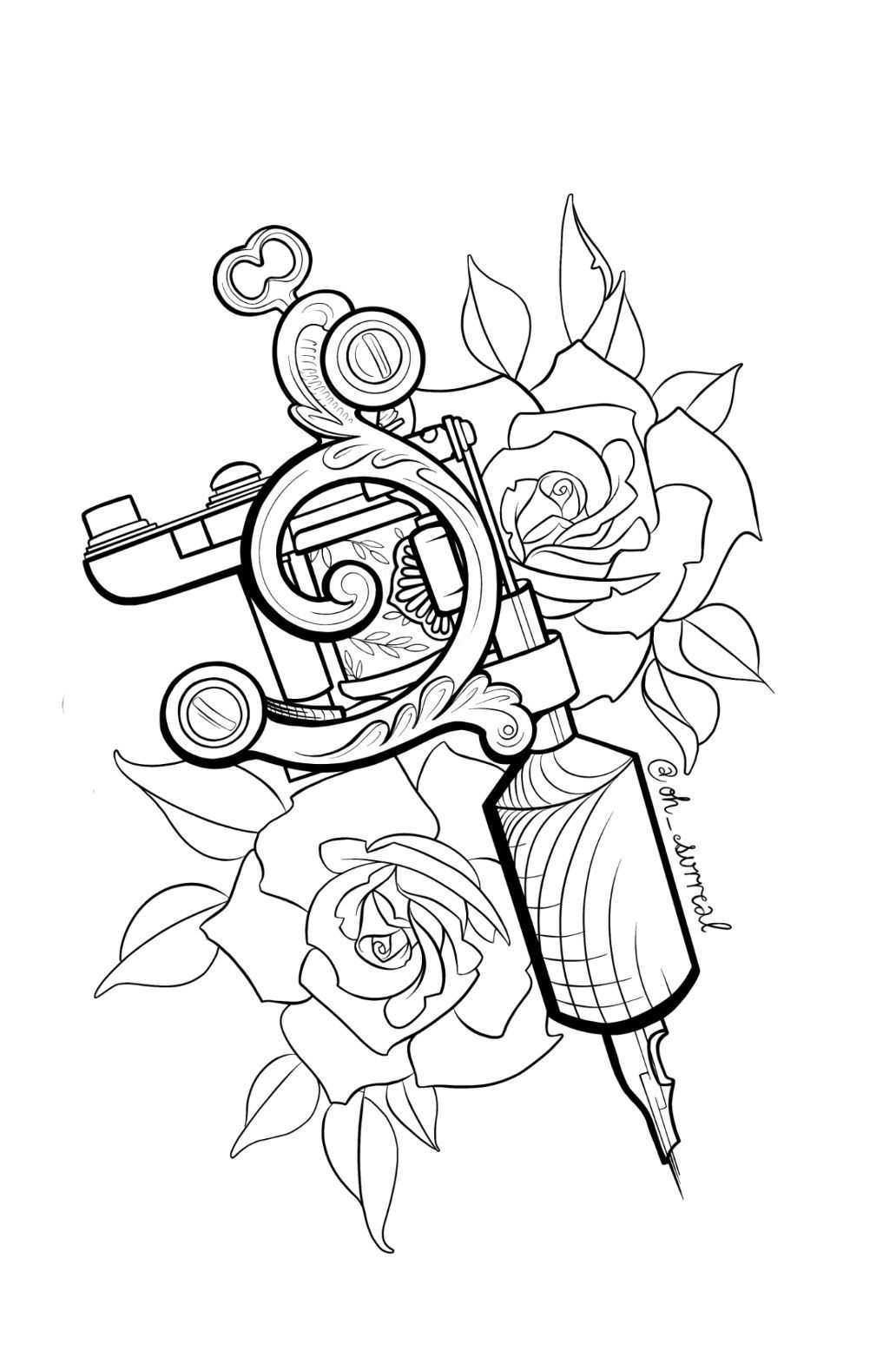 outline tattoo ideas 0070