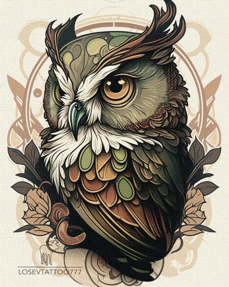 owl tattoo ideas 0053