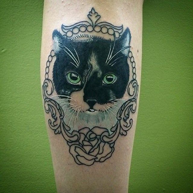 passed away small cat memorial tattoo 0019