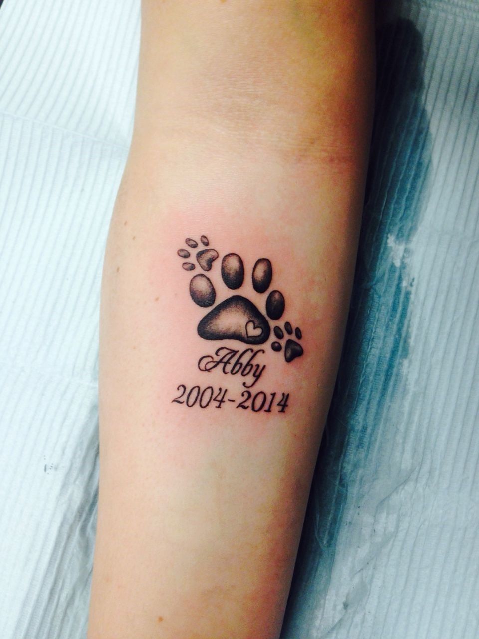 passed away small cat memorial tattoo 0034