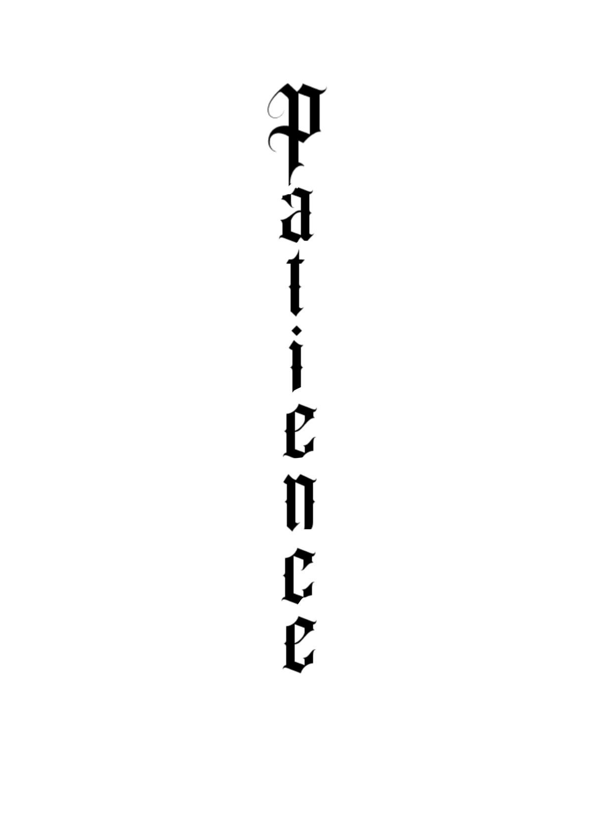 Patience Tattoo Ideas 0052