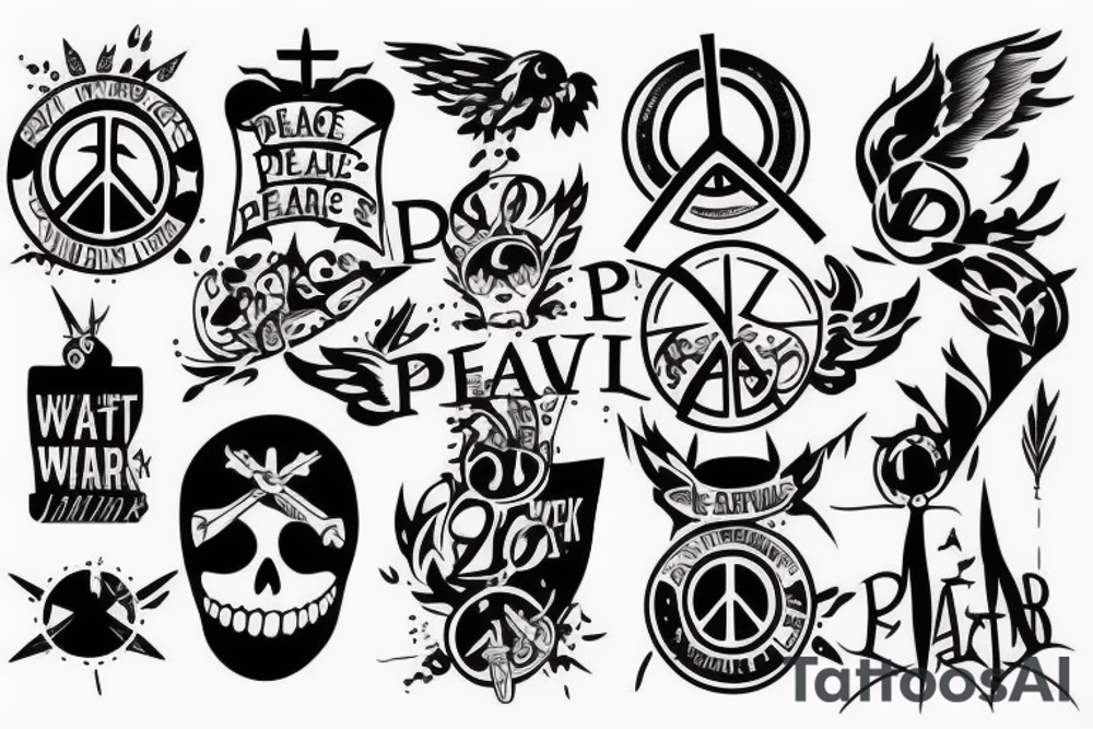 peace tattoo ideas 0053