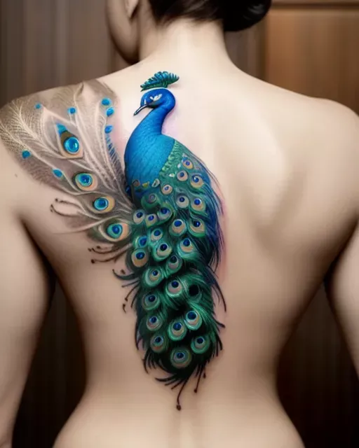 peacock tattoo ideas 0028