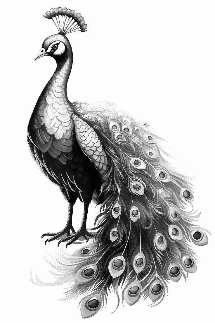 peacock tattoo ideas 0038