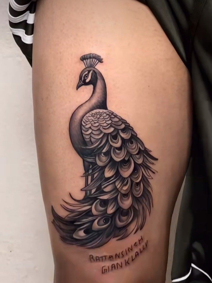 peacock tattoo ideas 0043