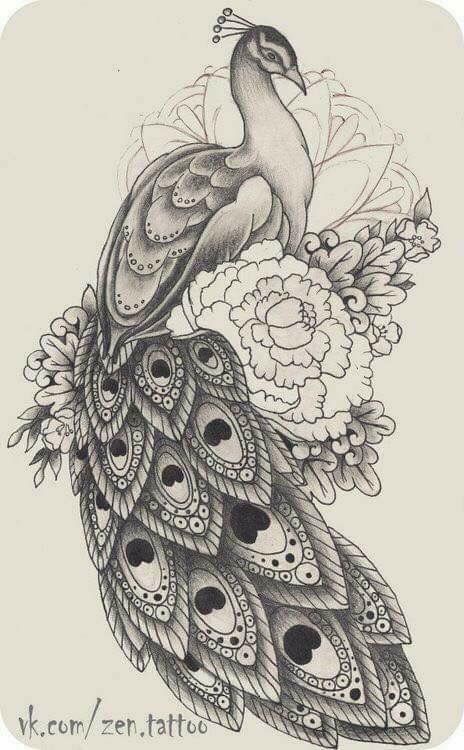 peacock tattoo ideas 0059