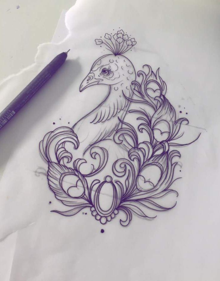 peacock tattoo ideas 0063