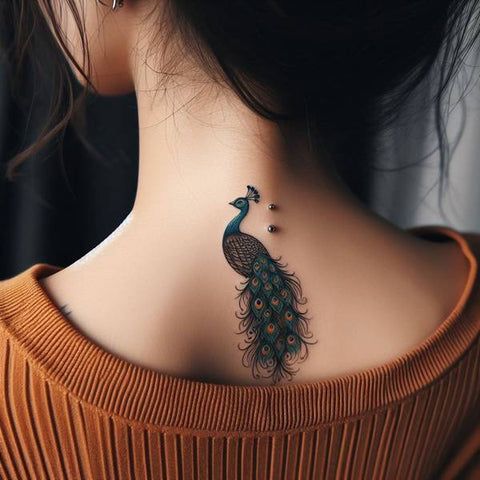 peacock tattoo ideas 0075