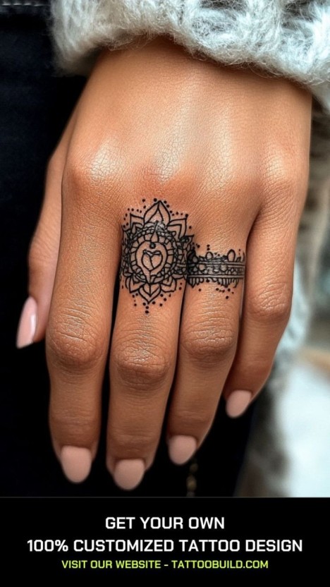 personal ring tattoo art