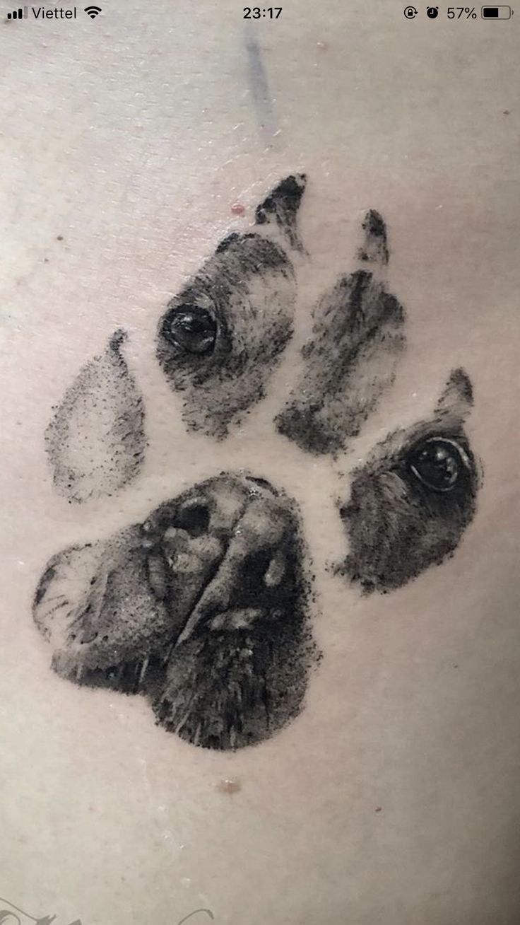 personalized dog tattoo ideas.