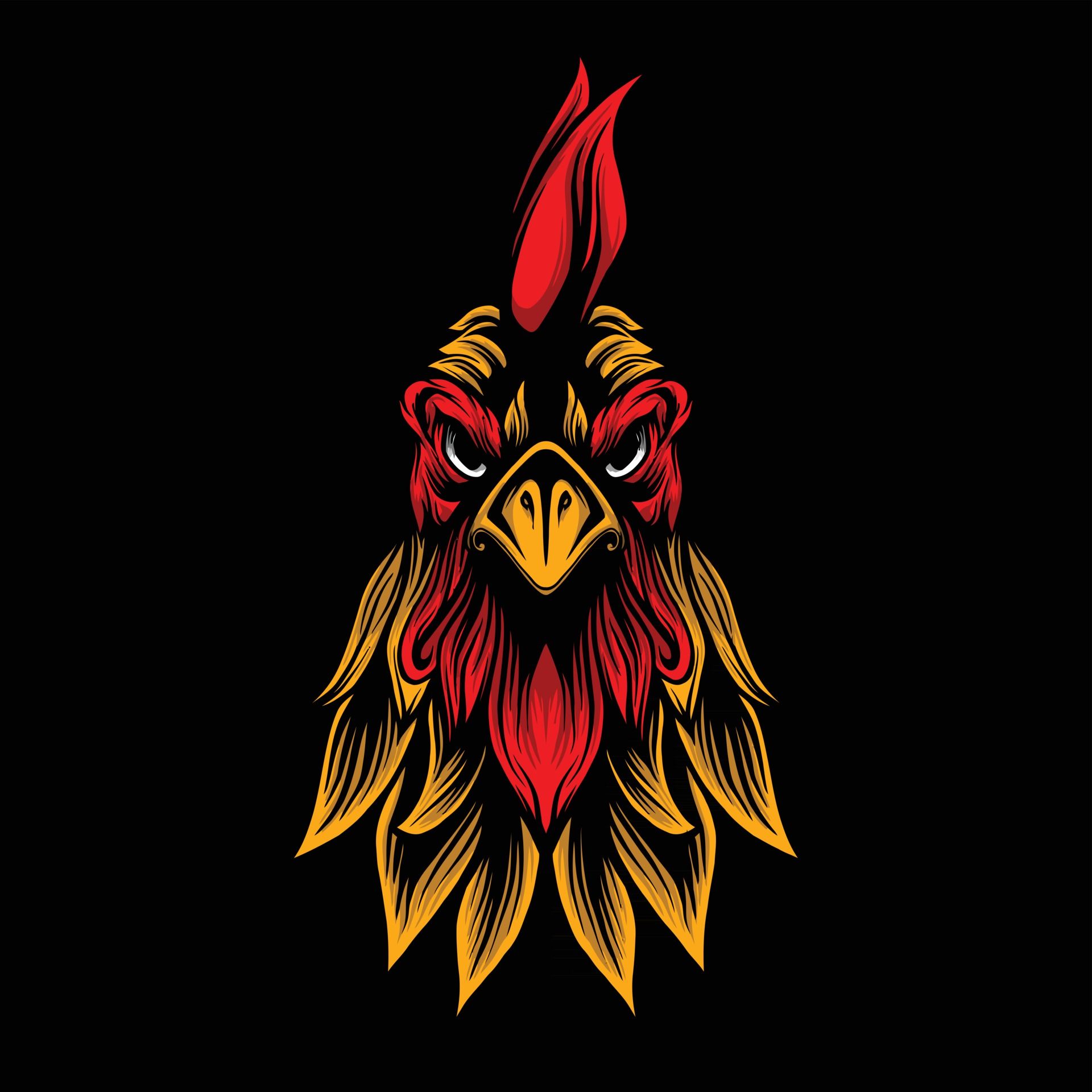 personalized rooster tattoo styles