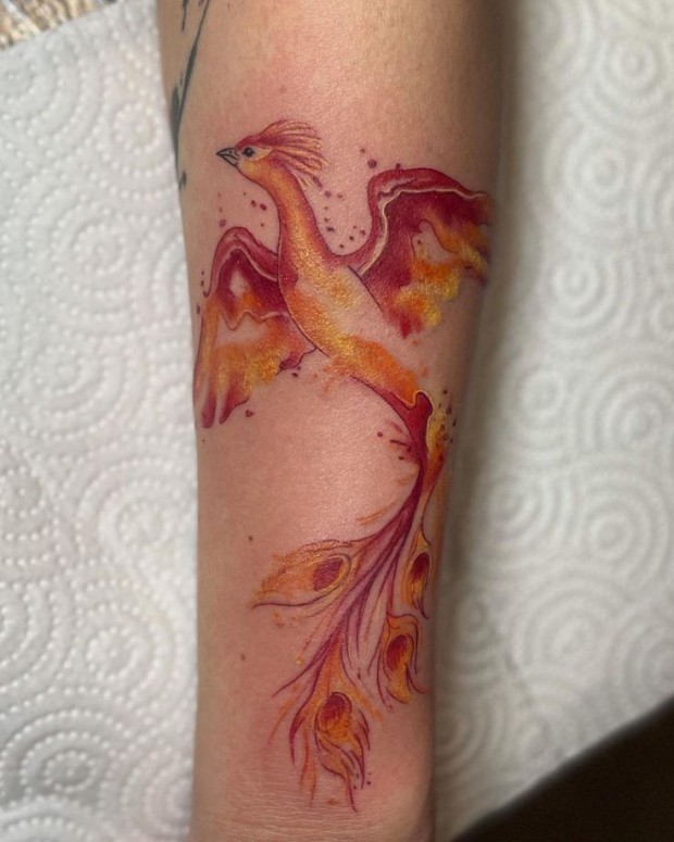 Phoenix Bird Tattoo Ideas 0012