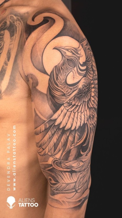 Phoenix Bird Tattoo Ideas 0015