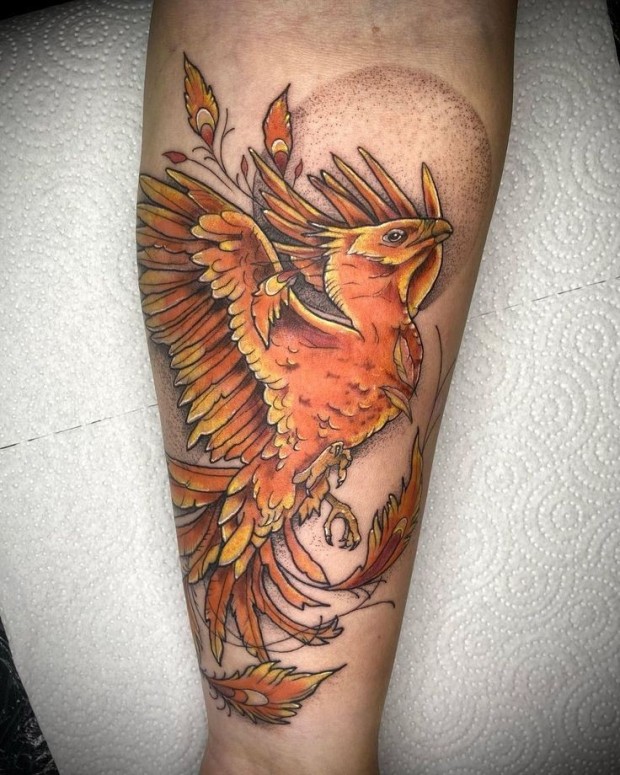 Phoenix Bird Tattoo Ideas 0025