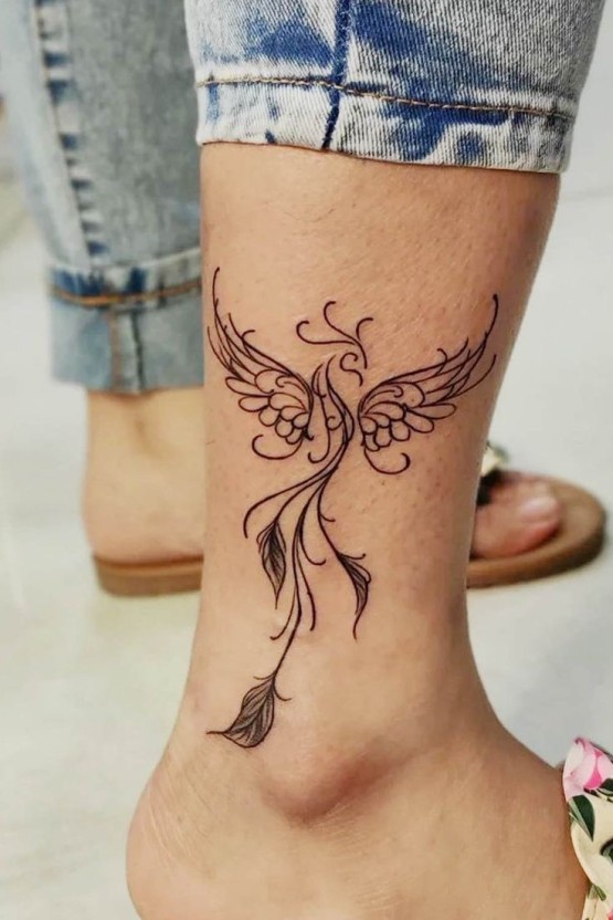 Phoenix Bird Tattoo Ideas 0027