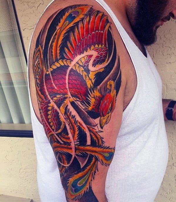 Phoenix Bird Tattoo Ideas 0030